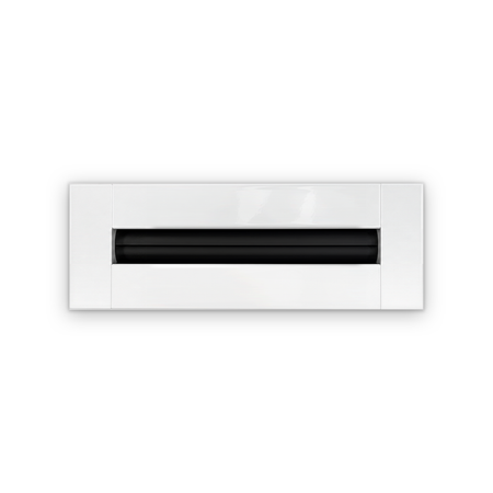 Cryptic Slot 1 slot linear slot diffuser, 8 inch, white