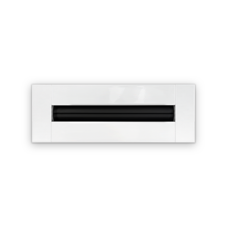 Cryptic Slot 1 slot linear slot diffuser, 8 inch, white