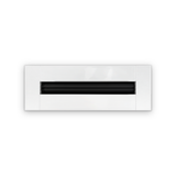 Cryptic Slot 1 slot linear slot diffuser, 8 inch, white