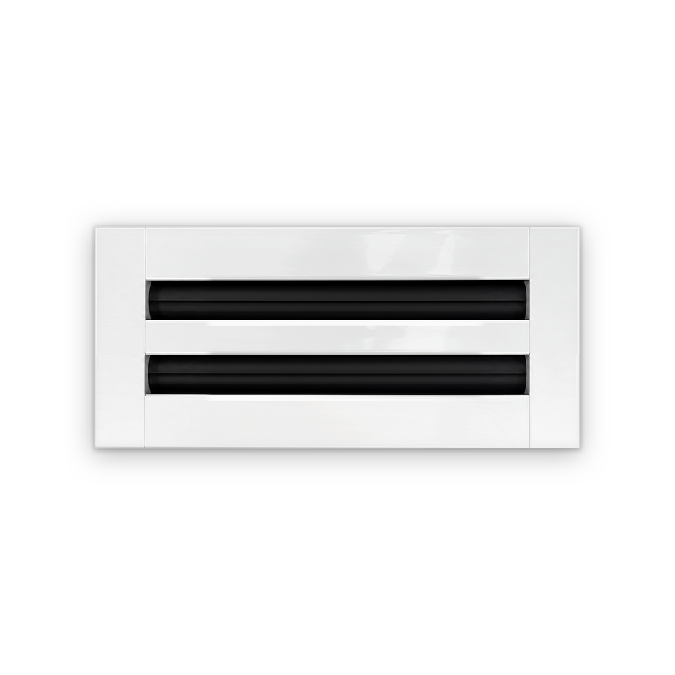 Cryptic Slot 2 slot linear slot diffuser, 10 inch, white