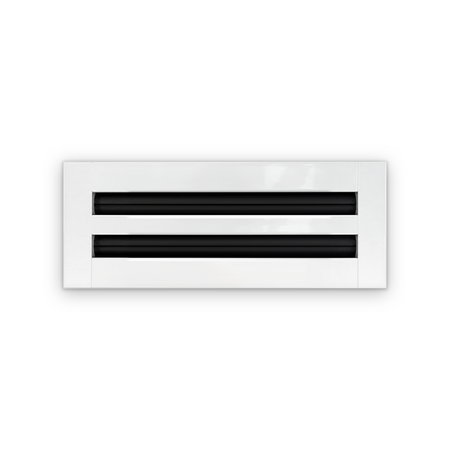 Cryptic Slot 2 slot linear slot diffuser, 12 inch, white