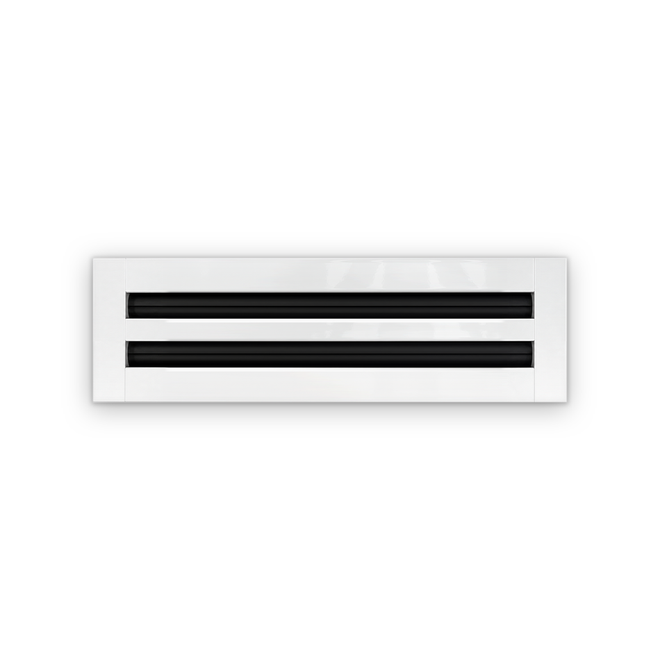 Cryptic Slot 2 slot linear slot diffuser, 16 inch, white