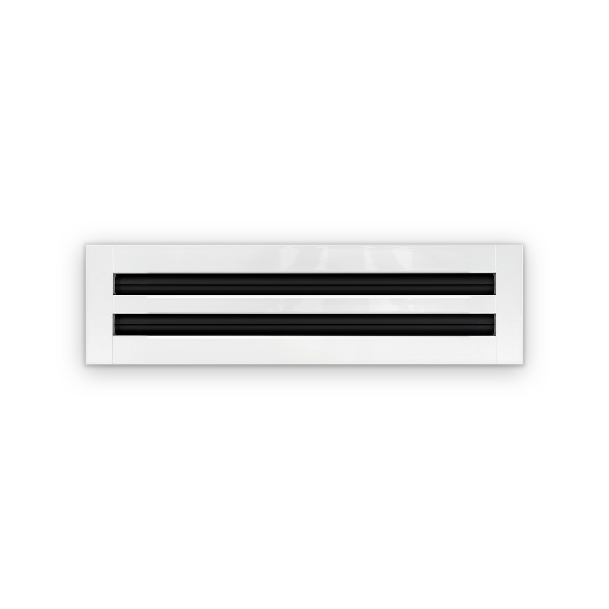 Cryptic Slot 2 slot linear slot diffuser, 18 inch, white