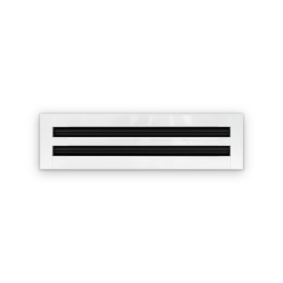 Cryptic Slot 2 slot linear slot diffuser, 18 inch, white
