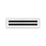 Cryptic Slot 2 slot linear slot diffuser, 18 inch, white