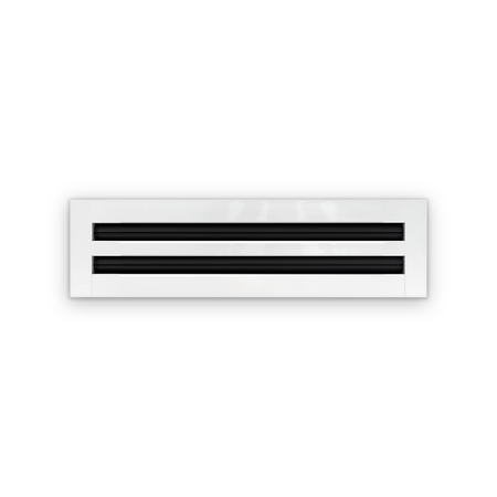 Cryptic Slot 2 slot linear slot diffuser, 18 inch, white