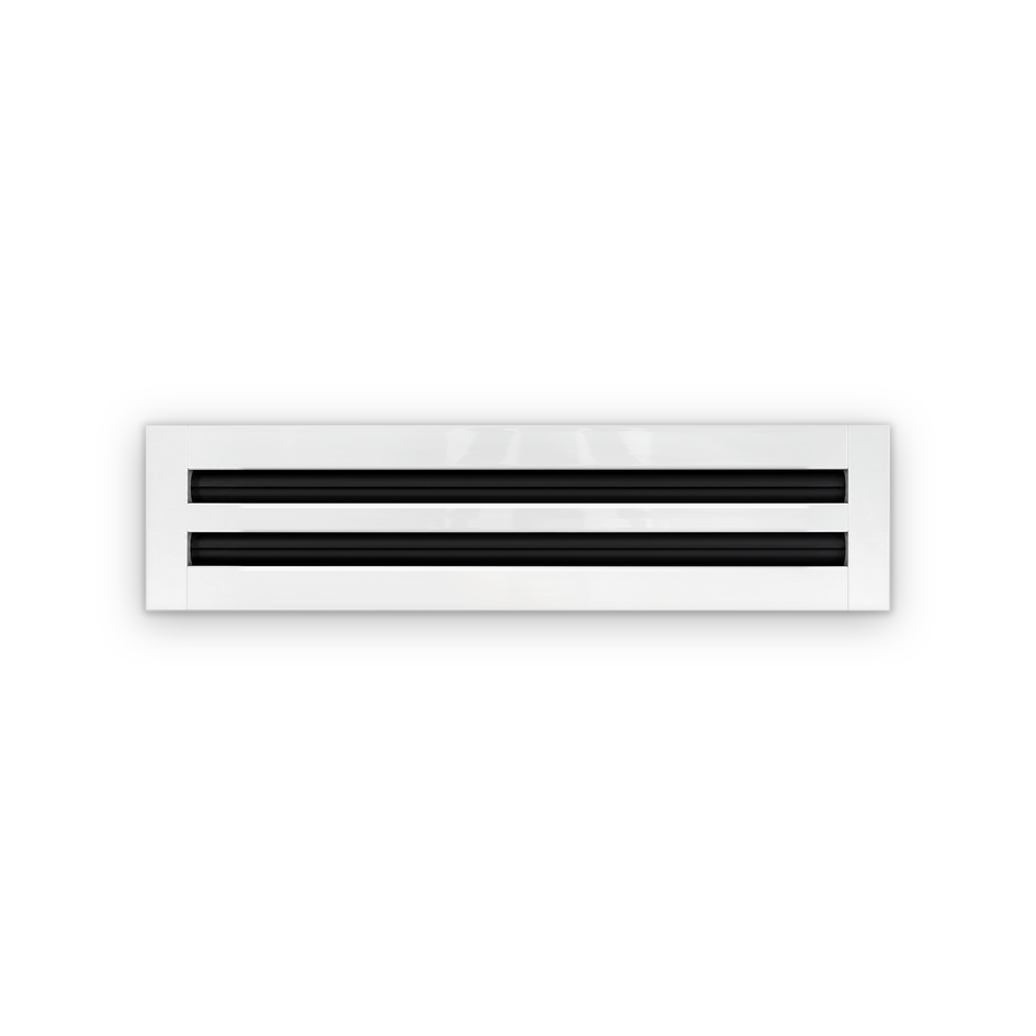 Cryptic Slot 2 slot linear slot diffuser, 20 inch, white