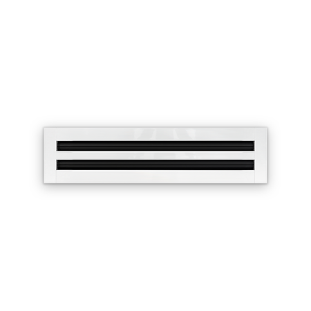 Cryptic Slot 2 slot linear slot diffuser, 20 inch, white