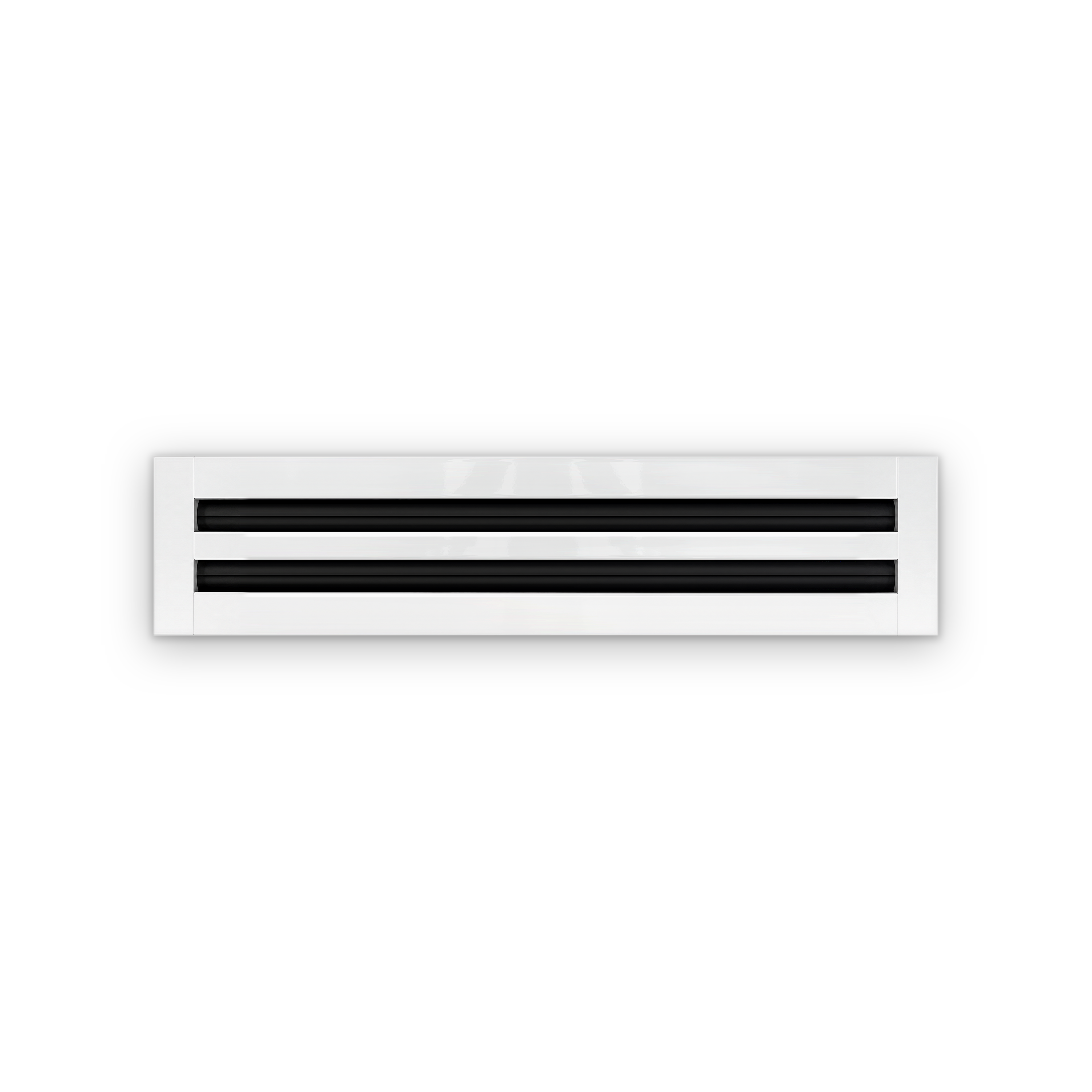 Cryptic Slot 2 slot linear slot diffuser, 22 inch, white
