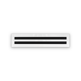 Cryptic Slot 2 slot linear slot diffuser, 22 inch, white