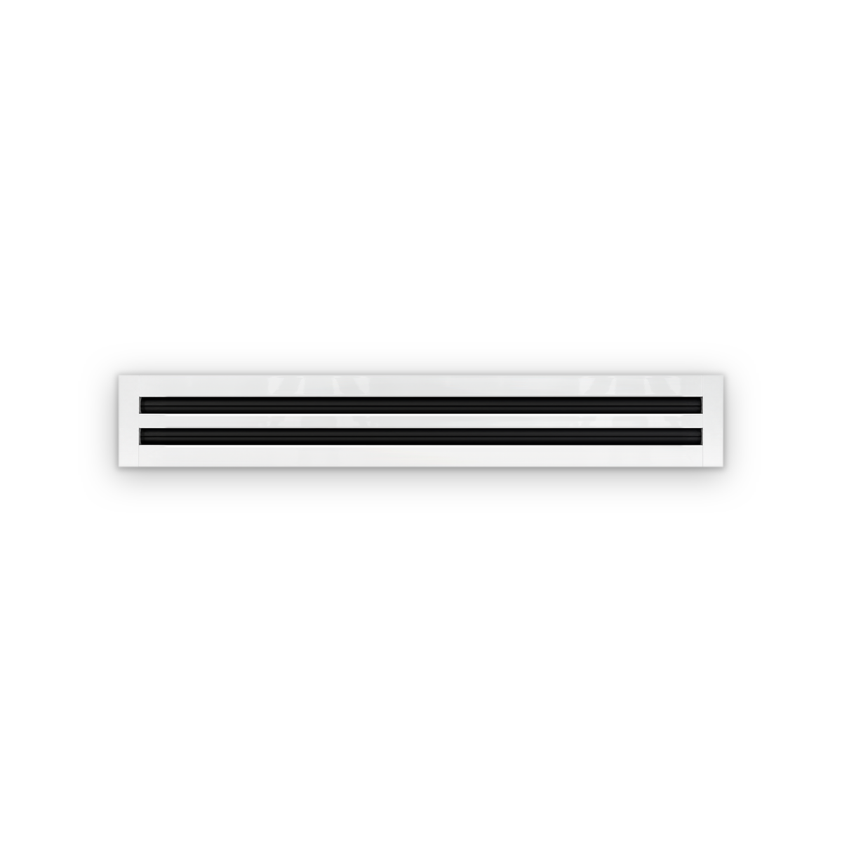 Cryptic Slot 2 slot linear slot diffuser, 34 inch, white
