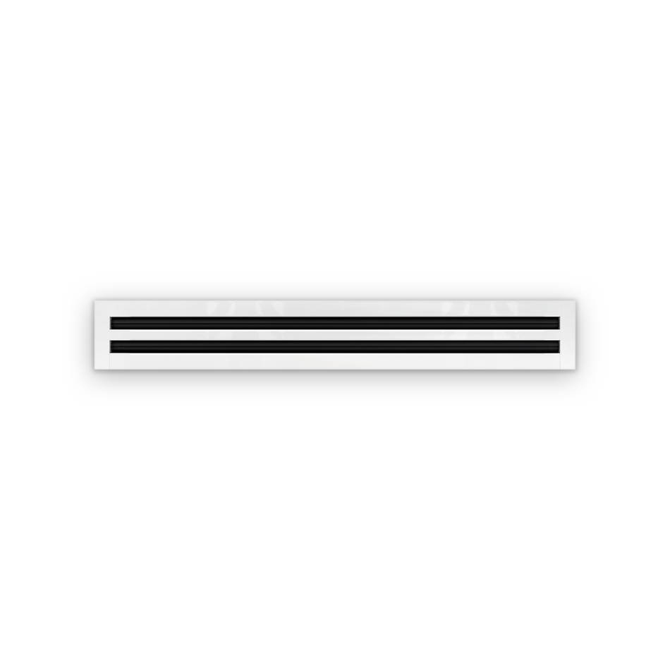 Cryptic Slot 2 slot linear slot diffuser, 36 inch, white