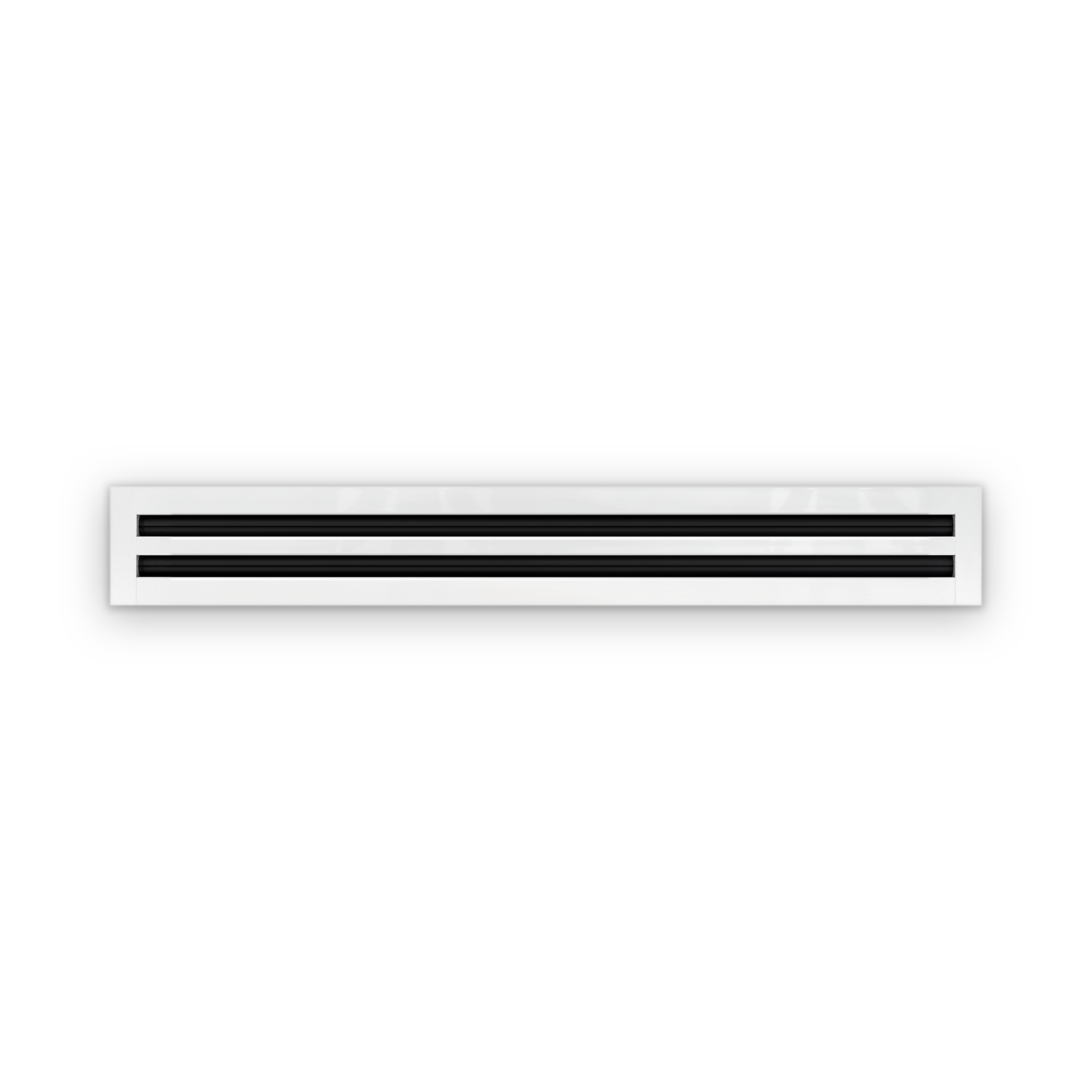 Cryptic Slot 2 slot linear slot diffuser, 38 inch, white