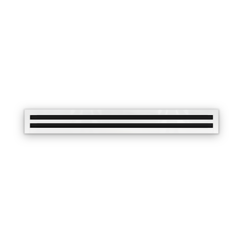 Cryptic Slot 2 slot linear slot diffuser, 42 inch, white