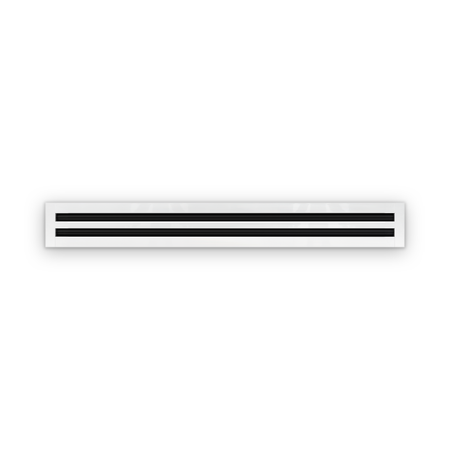 Cryptic Slot 2 slot linear slot diffuser, 42 inch, white
