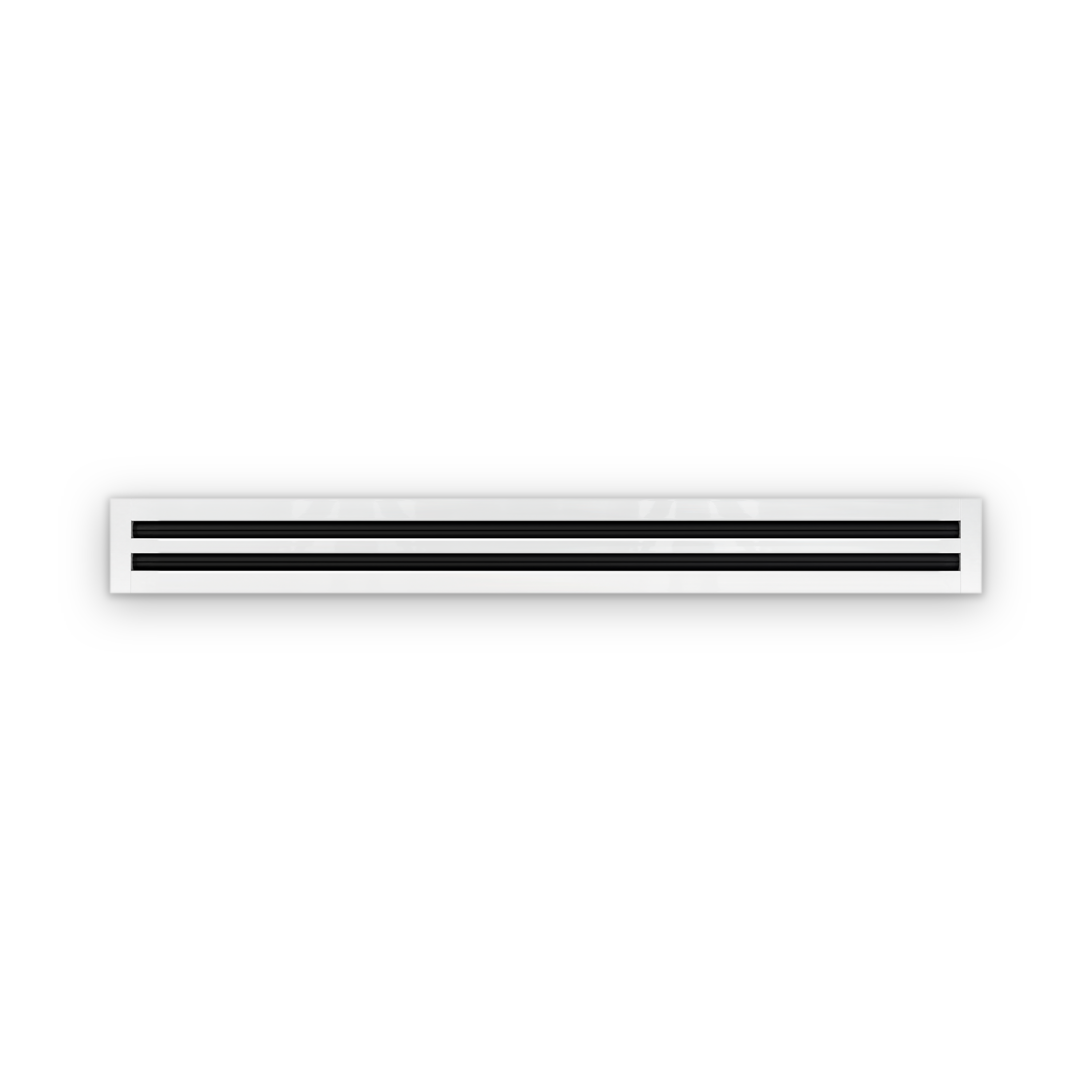 Cryptic Slot 2 slot linear slot diffuser, 48 inch, white