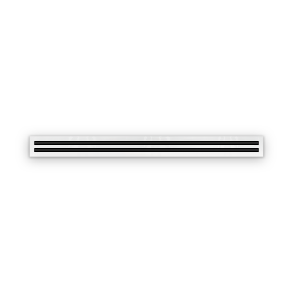 Cryptic Slot 2 slot linear slot diffuser, 60 inch, white