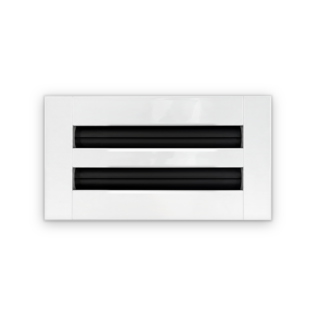 Cryptic Slot 2 slot linear slot diffuser, 8 inch, white
