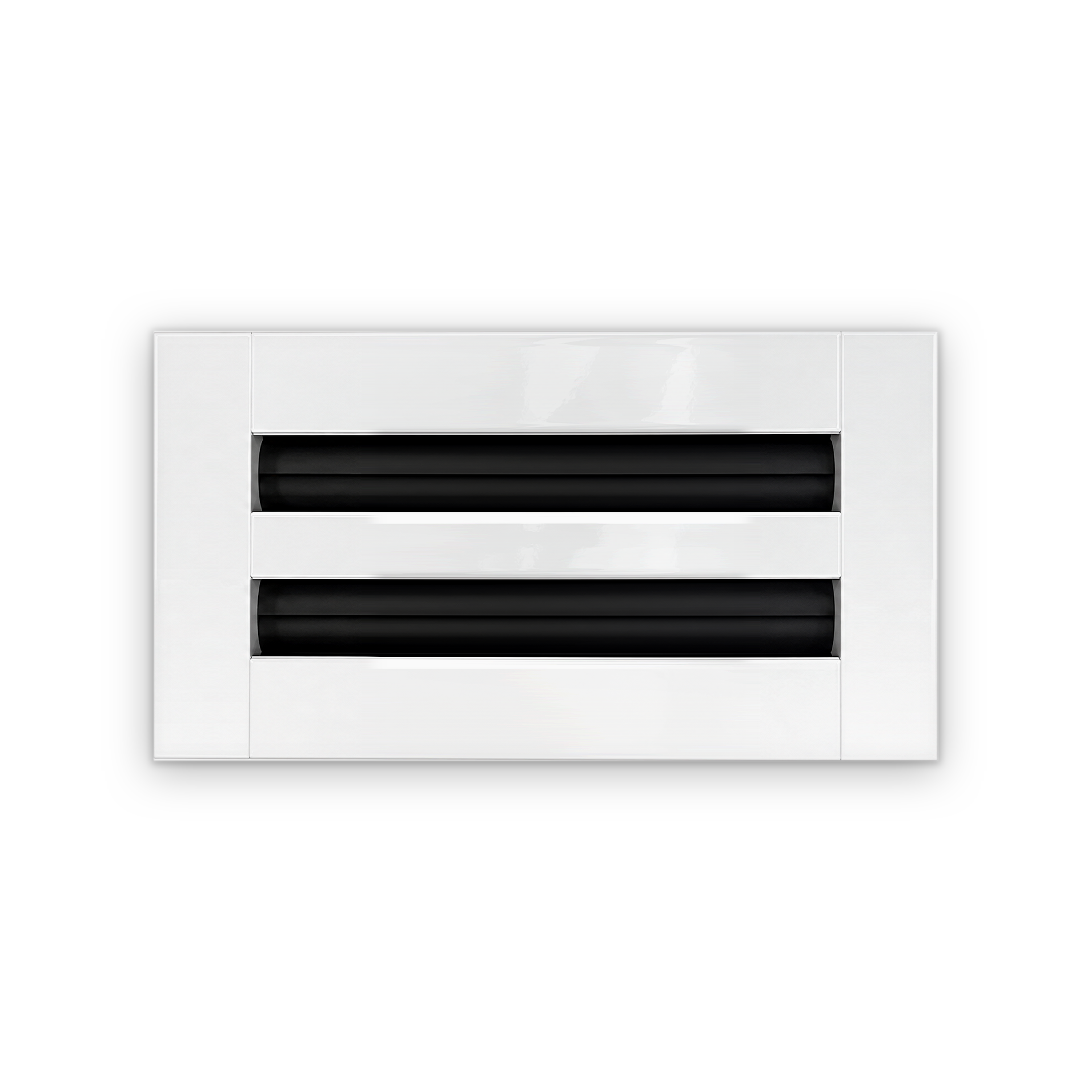 Cryptic Slot 2 slot linear slot diffuser, 8 inch, white