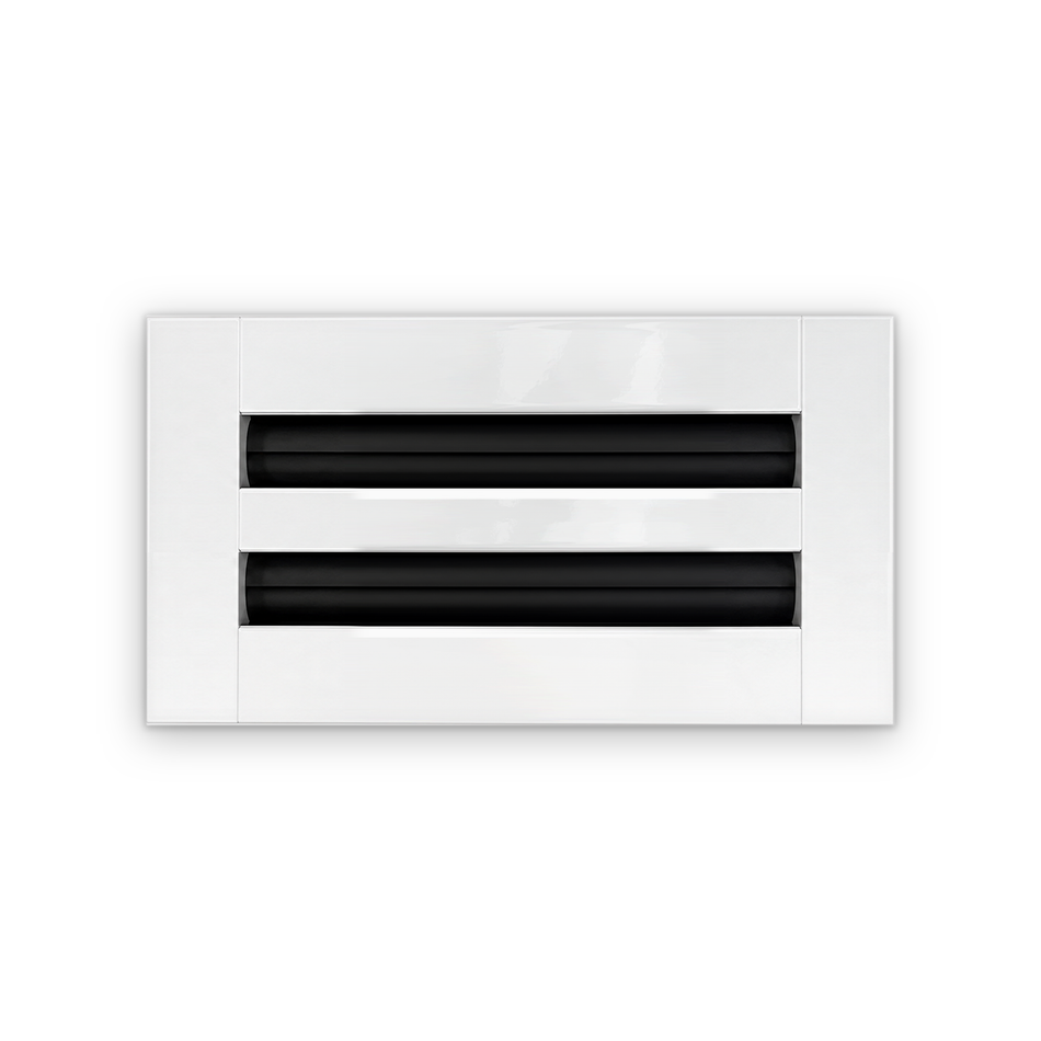 Cryptic Slot 2 slot linear slot diffuser, 8 inch, white