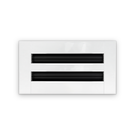 Cryptic Slot 2 slot linear slot diffuser, 8 inch, white