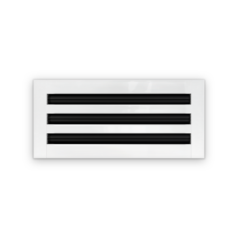 Cryptic Slot 3 slot linear slot diffuser, 14 inch, white