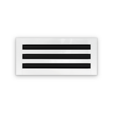 Cryptic Slot 3 slot linear slot diffuser, 14 inch, white