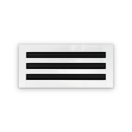 Cryptic Slot 3 slot linear slot diffuser, 14 inch, white