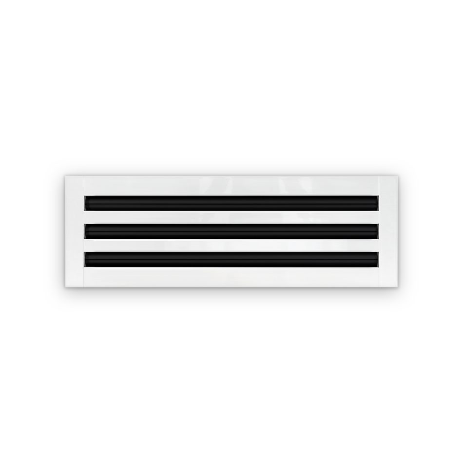 Cryptic Slot 3 slot linear slot diffuser, 20 inch, white