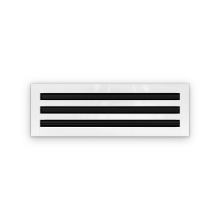 Cryptic Slot 3 slot linear slot diffuser, 20 inch, white