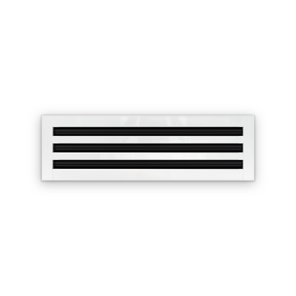 Cryptic Slot 3 slot linear slot diffuser, 22 inch, white
