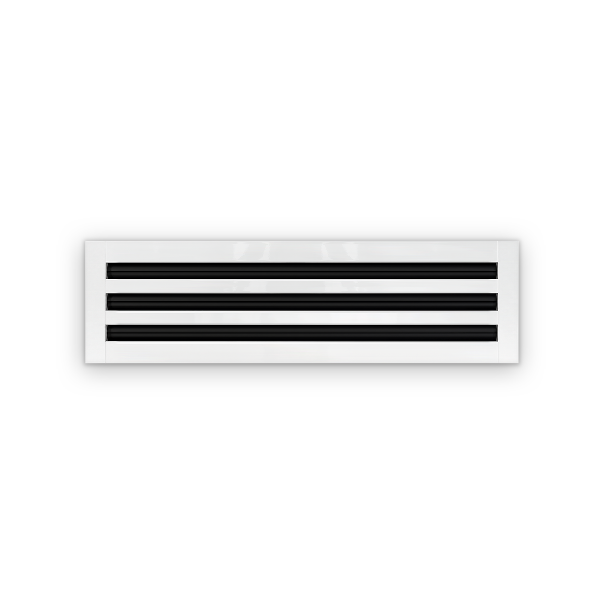 Cryptic Slot 3 slot linear slot diffuser, 24 inch, white