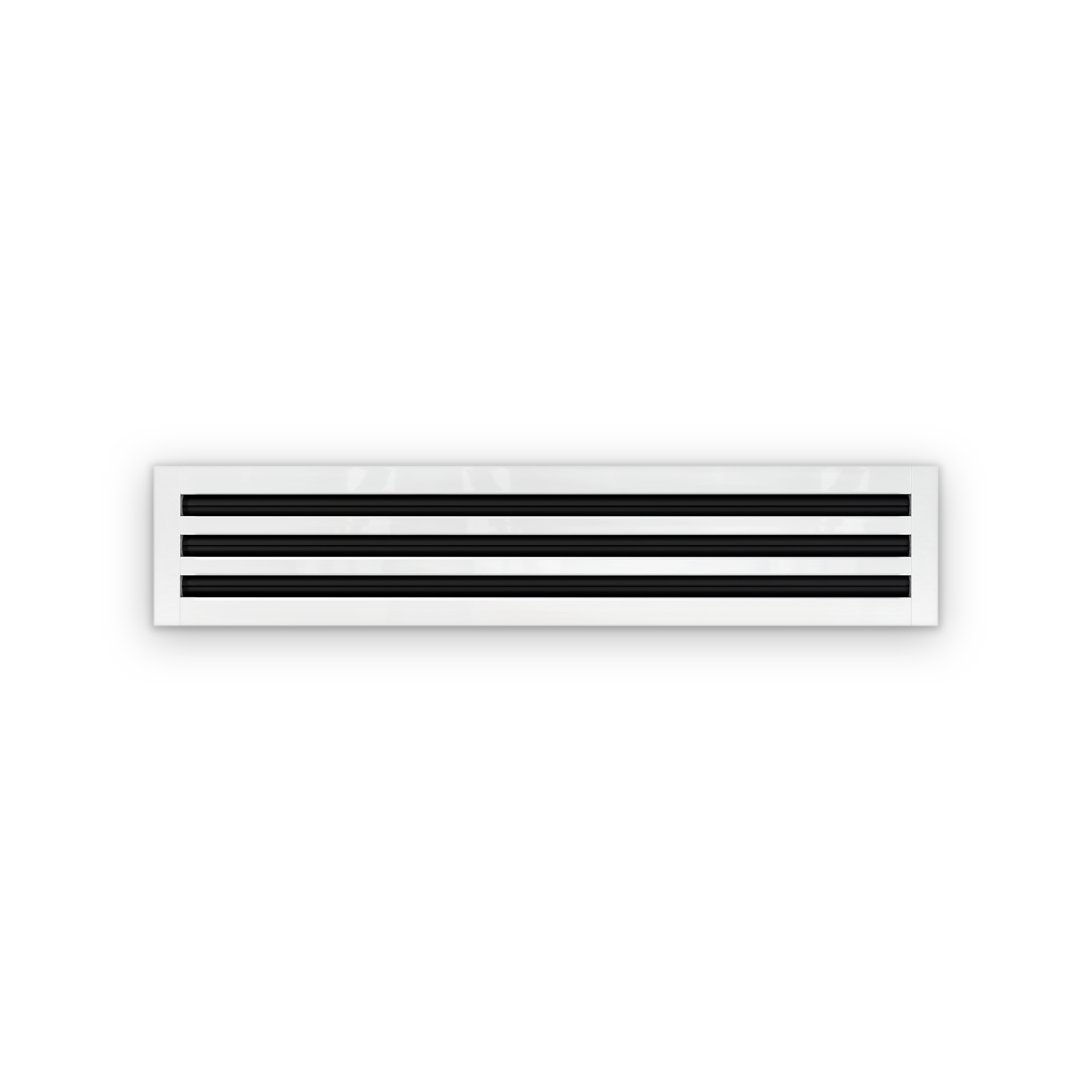 Cryptic Slot 3 slot linear slot diffuser, 34 inch, white