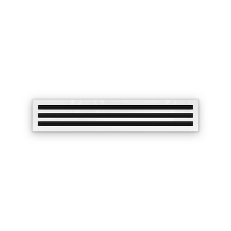 Cryptic Slot 3 slot linear slot diffuser, 36 inch, white