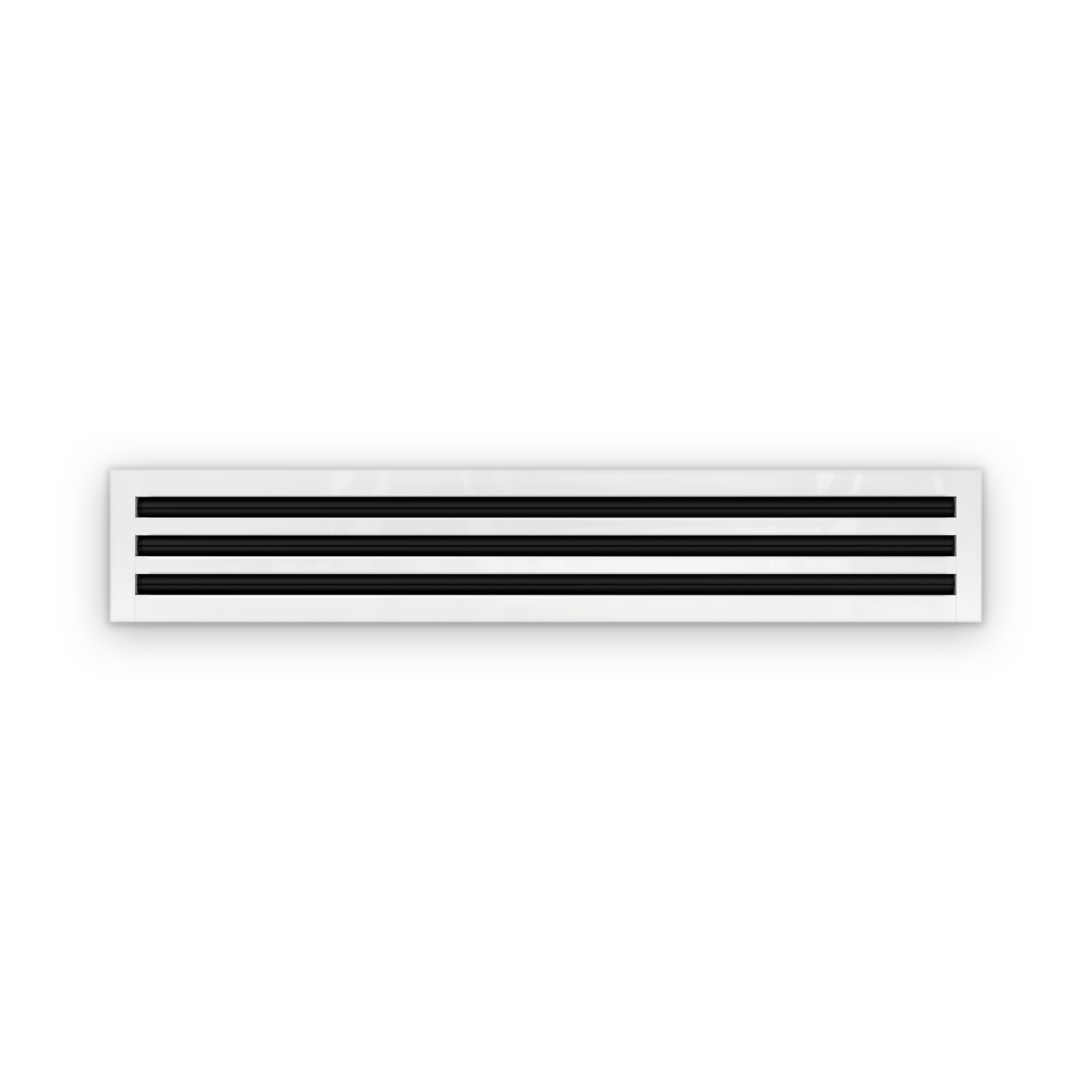 Cryptic Slot 3 slot linear slot diffuser, 40 inch, white