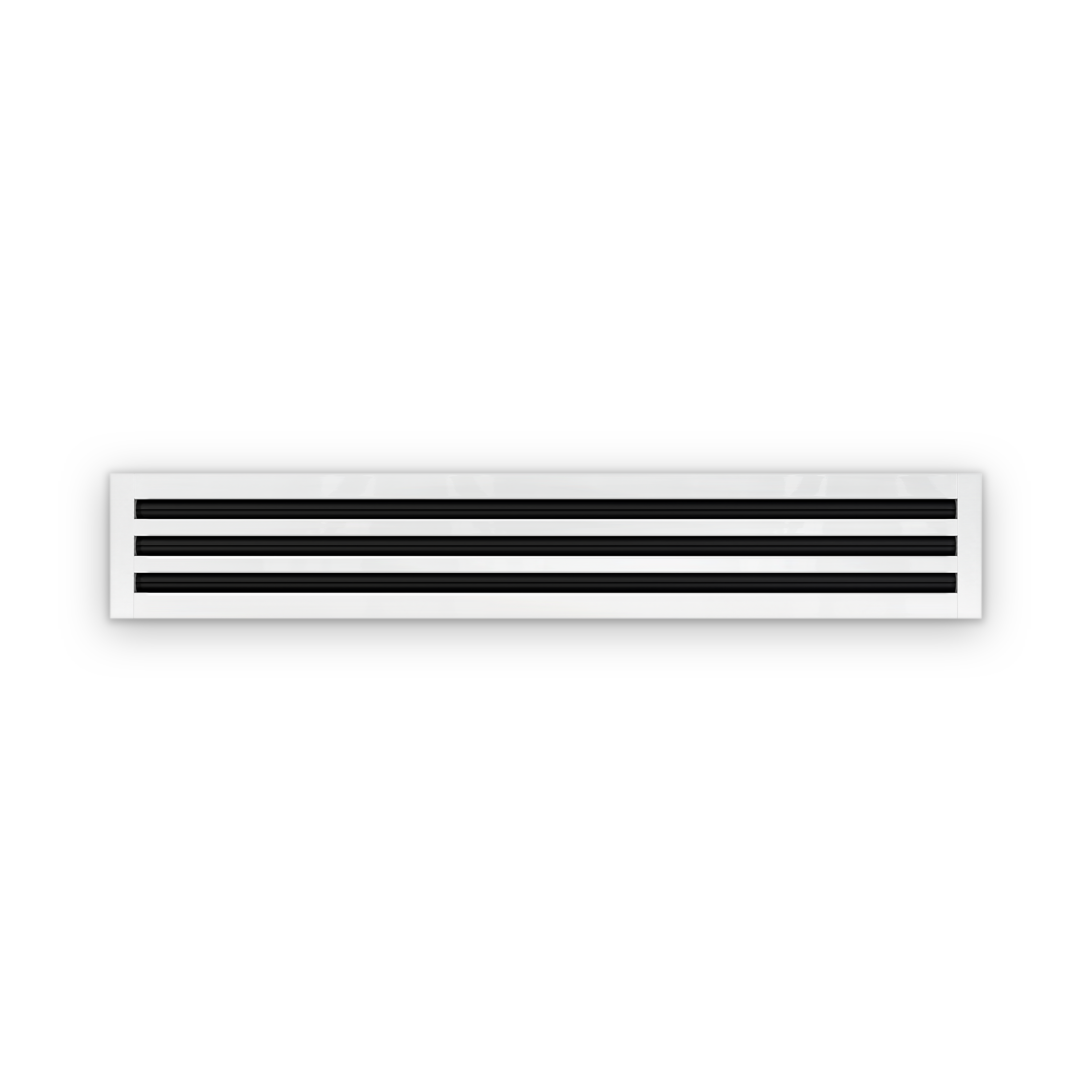 Cryptic Slot 3 slot linear slot diffuser, 42 inch, white
