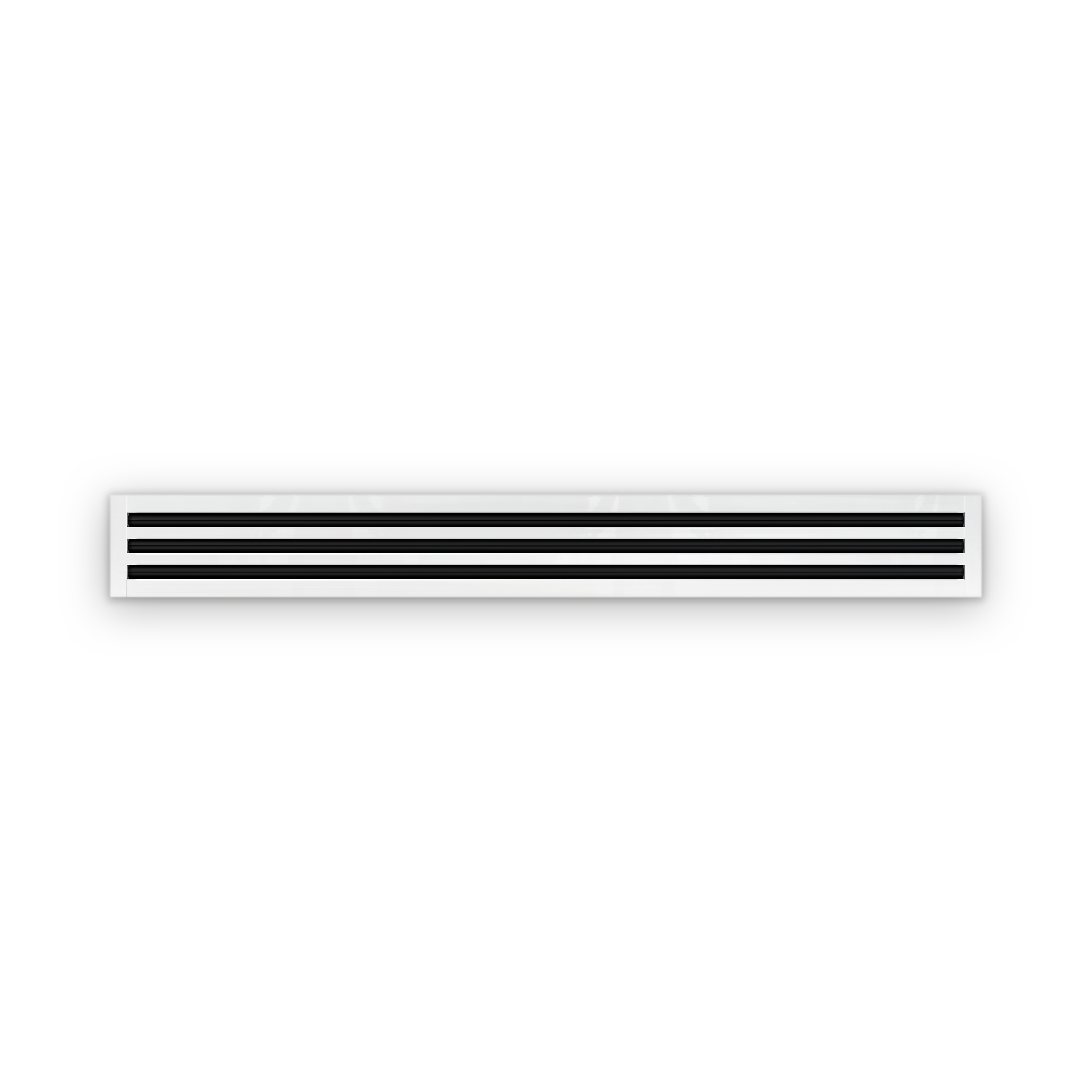 Cryptic Slot 3 slot linear slot diffuser, 60 inch, white