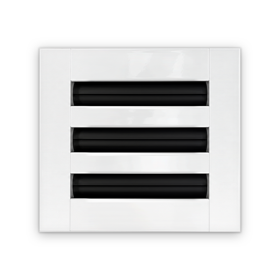 Cryptic Slot 3 slot linear slot diffuser, 6 inch, white
