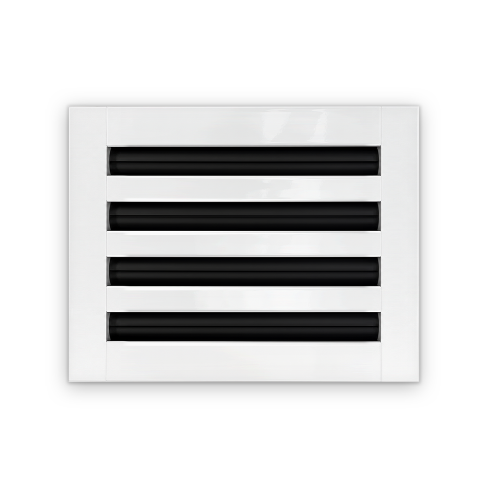 Cryptic Slot 4 slot linear slot diffuser, 10 inch, white
