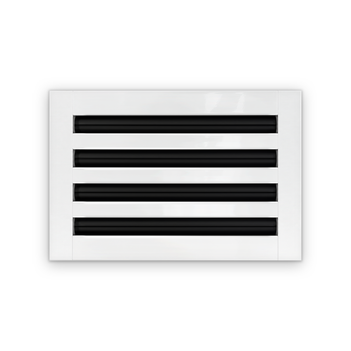 Cryptic Slot 4 slot linear slot diffuser, 12 inch, white