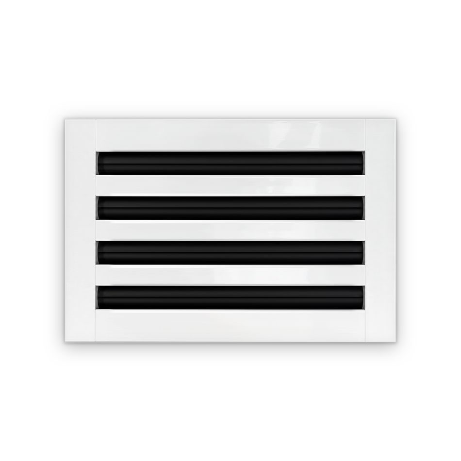 Cryptic Slot 4 slot linear slot diffuser, 12 inch, white