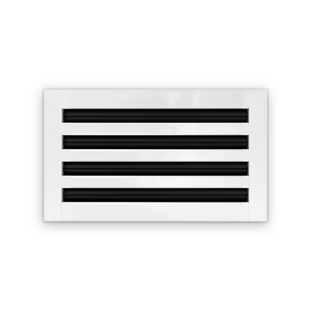 Cryptic Slot 4 slot linear slot diffuser, 14 inch, white