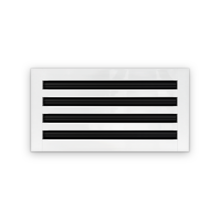 Cryptic Slot 4 slot linear slot diffuser, 16 inch, white