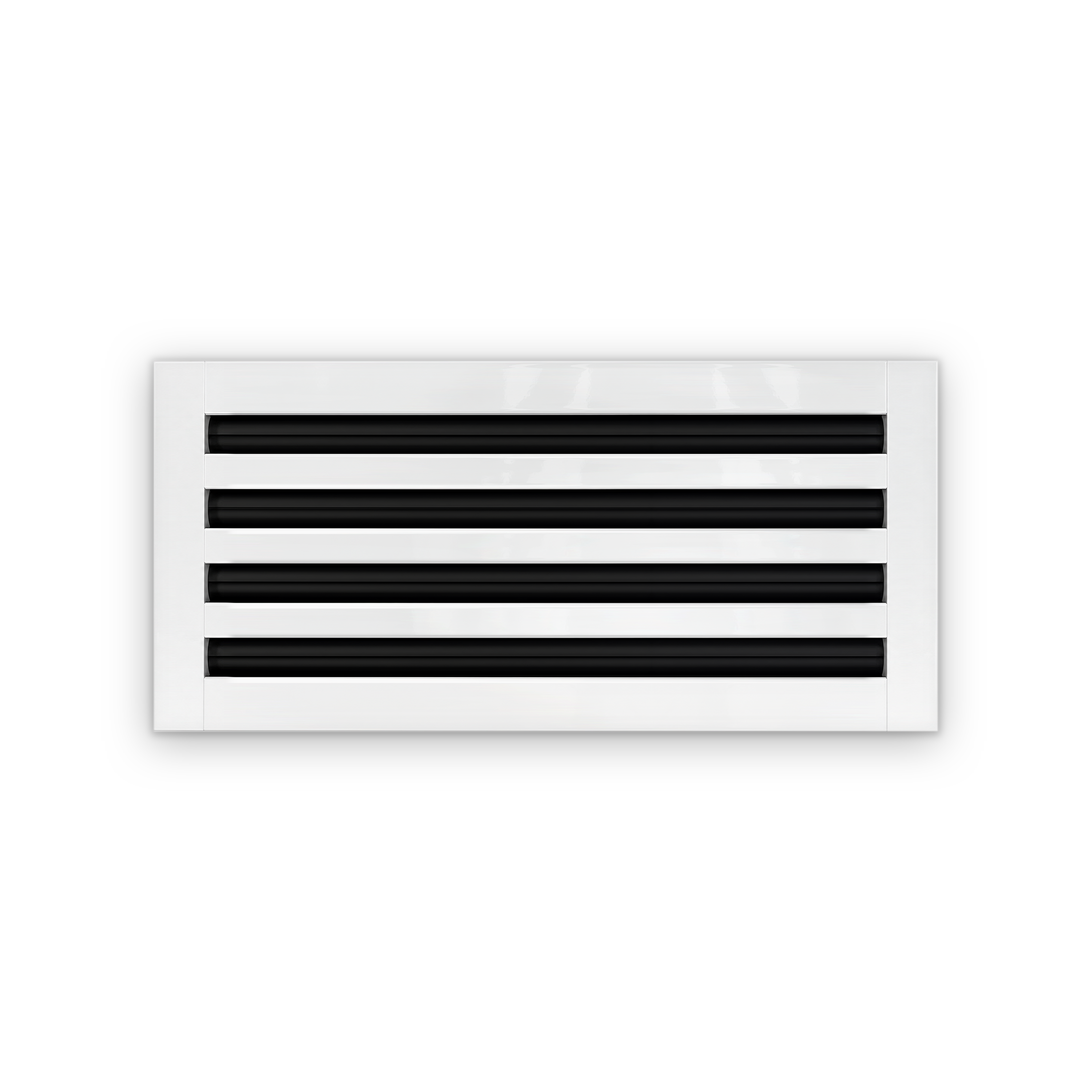 Cryptic Slot 4 slot linear slot diffuser, 18 inch, white