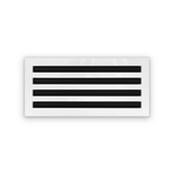 Cryptic Slot 4 slot linear slot diffuser, 18 inch, white