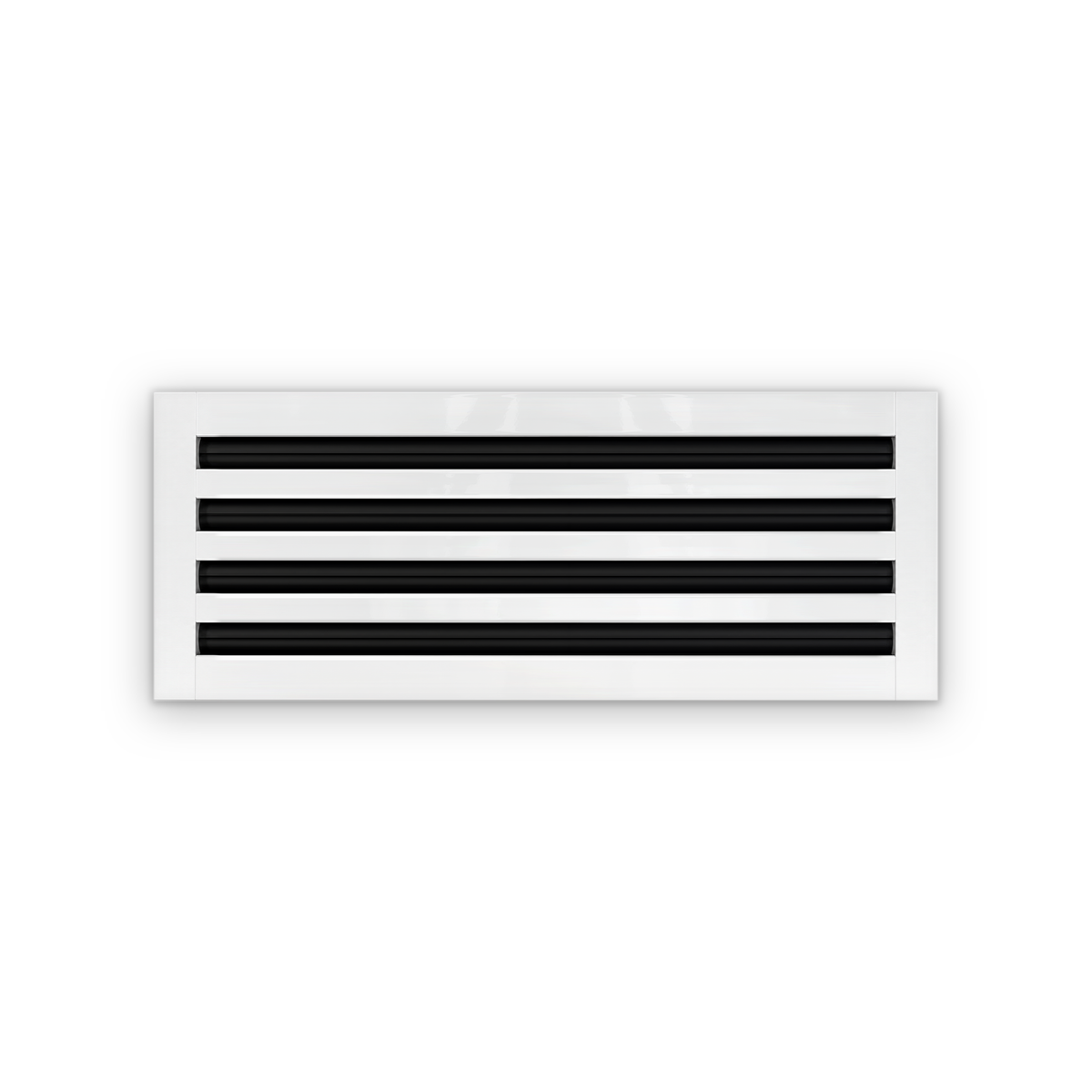 Cryptic Slot 4 slot linear slot diffuser, 22 inch, white