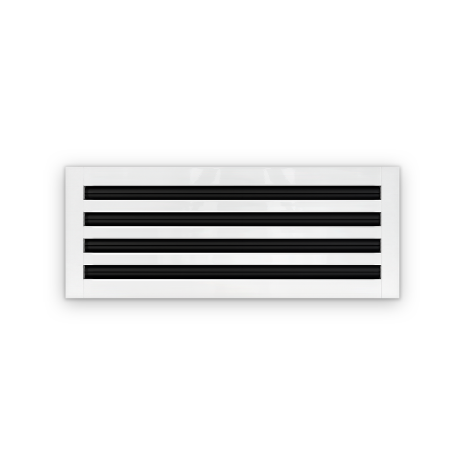Cryptic Slot 4 slot linear slot diffuser, 22 inch, white