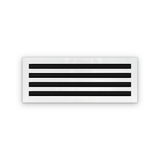 Cryptic Slot 4 slot linear slot diffuser, 22 inch, white