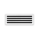 Cryptic Slot 4 slot linear slot diffuser, 24 inch, white