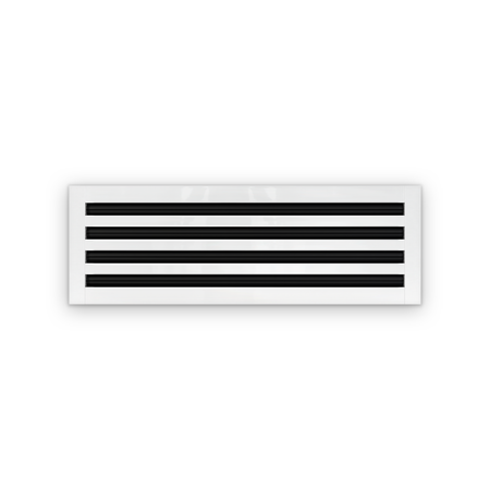Cryptic Slot 4 slot linear slot diffuser, 26 inch, white